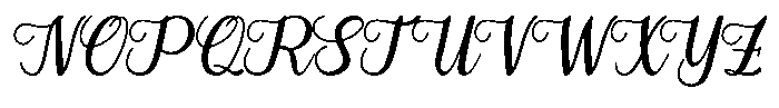 Cute Karmila Font UPPERCASE