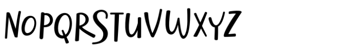 Cute Kids Font UPPERCASE