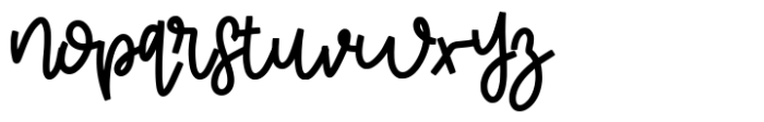 Cute Kitten Font LOWERCASE