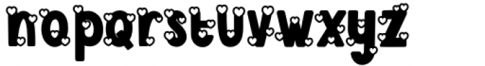 Cute Love Story Two Font LOWERCASE
