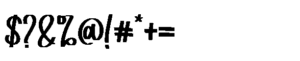 Cute Mars Regular Font OTHER CHARS