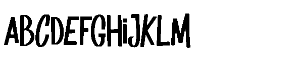 Cute Mars Regular Font UPPERCASE