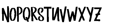 Cute Mars Regular Font LOWERCASE