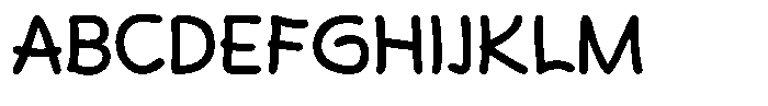 Cute Mousedraw Regular Font UPPERCASE