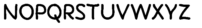 Cute Mousedraw Regular Font UPPERCASE