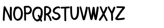 Cute Notebook Font UPPERCASE