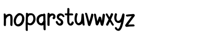 Cute Notebook Font LOWERCASE
