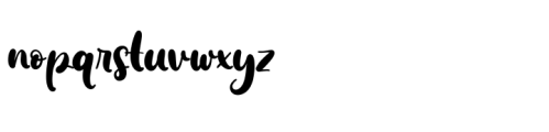 Cute Smile Font LOWERCASE