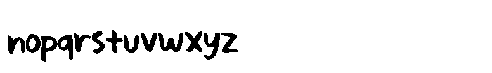 Cute Sunset Handwriting Font LOWERCASE