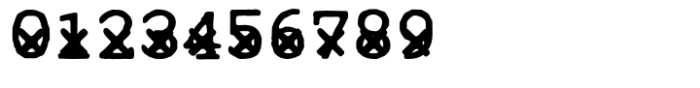 Cute Typewriter Cross Font OTHER CHARS