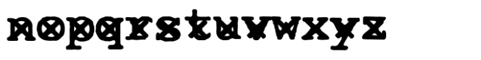 Cute Typewriter Cross Font LOWERCASE