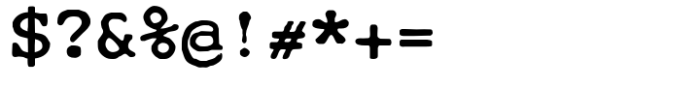 Cute Typewriter Regular Font OTHER CHARS