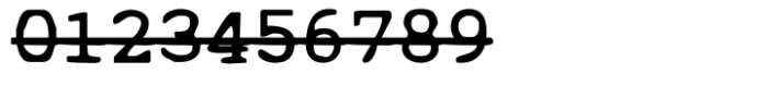 Cute Typewriter SVG Strike Font OTHER CHARS