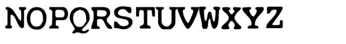 Cute Typewriter SVG Font UPPERCASE