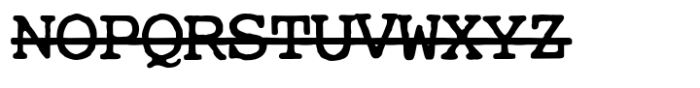 Cute Typewriter Strike Font UPPERCASE