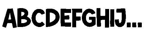 Cutie Slime Sans Regular Font UPPERCASE