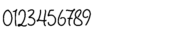 Cutie Slime Script Regular Font OTHER CHARS