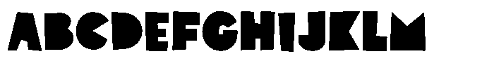 Cutter Child Bold Font UPPERCASE