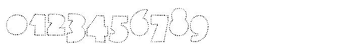 Cutter Child Dotted Font OTHER CHARS