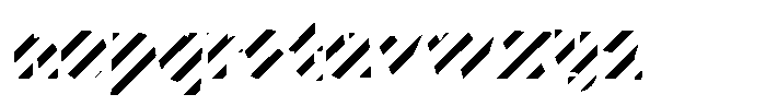 Cutter Child Line One Font LOWERCASE