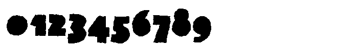 Cutter Child Rought Font OTHER CHARS