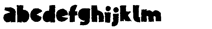 Cutter Child Rought FONT