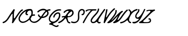 Cutterlakes Script Font UPPERCASE