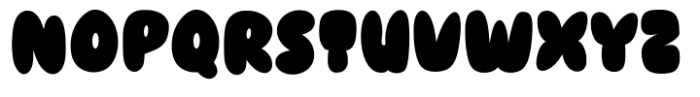 Cuttey Fatty Regular Font UPPERCASE