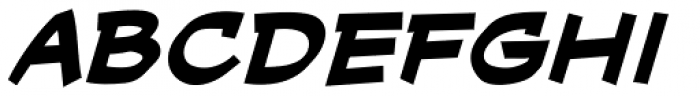 Cutthroat Bold Italic Font LOWERCASE