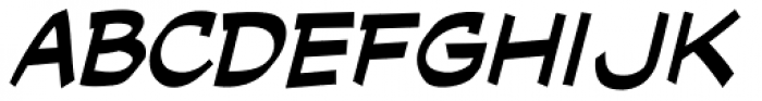 Cutthroat Italic Font LOWERCASE