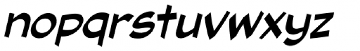 Cutthroat Lower Italic Font LOWERCASE