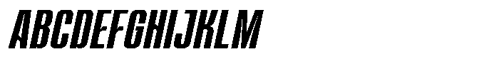 Cuturila Italic Font UPPERCASE