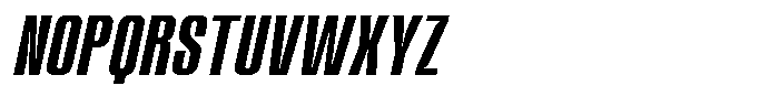 Cuturila Italic Font UPPERCASE
