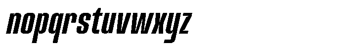 Cuturila Italic Font LOWERCASE