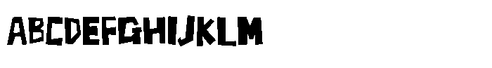 Cutzilla Font UPPERCASE
