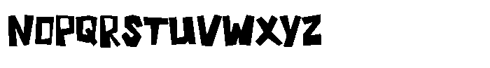 Cutzilla Font UPPERCASE