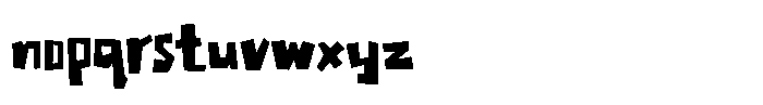 Cutzilla Font LOWERCASE