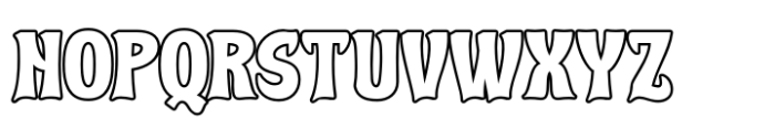 Cuy Mlaont Outline Font UPPERCASE