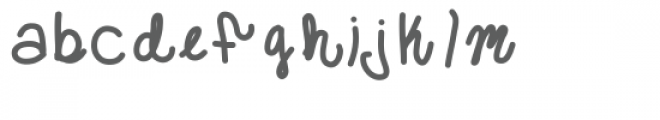 curly melody font Font LOWERCASE