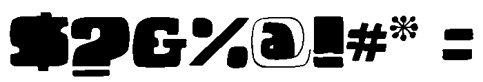 Cuadrifonte Fill Font OTHER CHARS