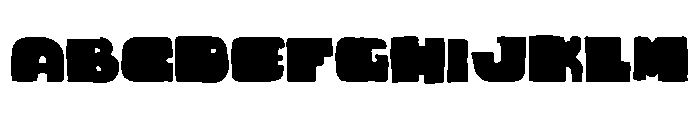 Cuadrifonte Fill Font UPPERCASE
