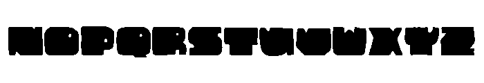 Cuadrifonte Fill Font LOWERCASE