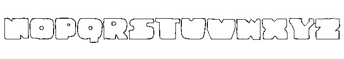 Cuadrifonte Line Font UPPERCASE