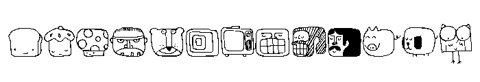 Cuadrifonte Pics FONT