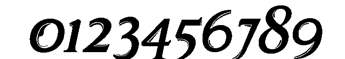 Curwen Maxima Font OTHER CHARS