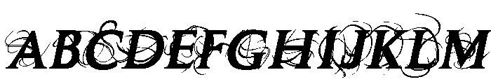 Curwen Maxima Font UPPERCASE