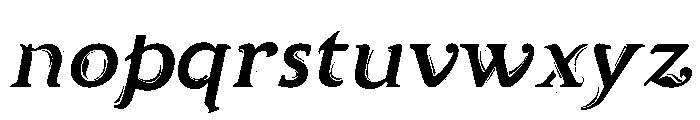 Curwen Maxima Font LOWERCASE