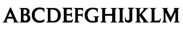 Curwen Poster Font UPPERCASE