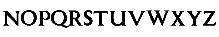 Curwen Poster Font UPPERCASE