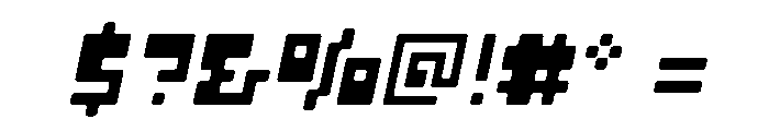 Cusp Round Slant Font OTHER CHARS